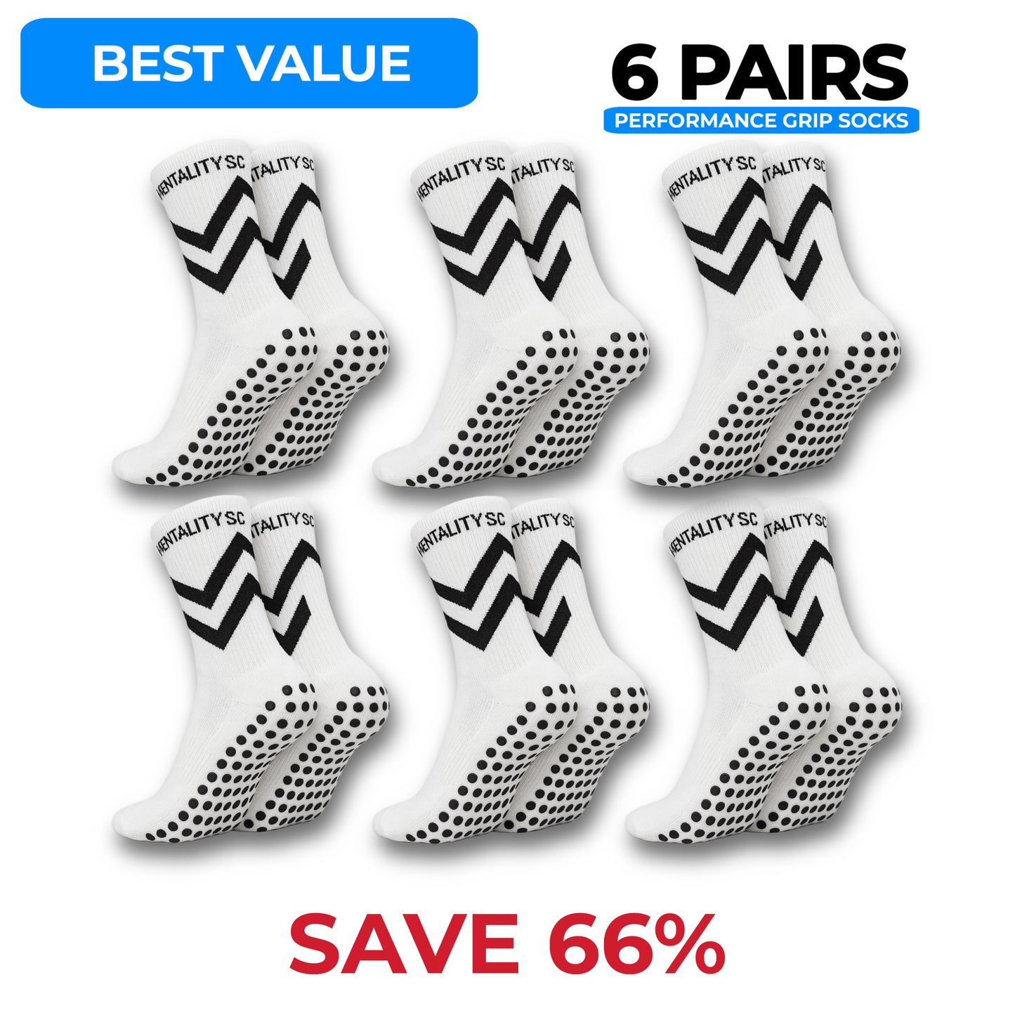 ATHLETE PACK (6 PAIRS)