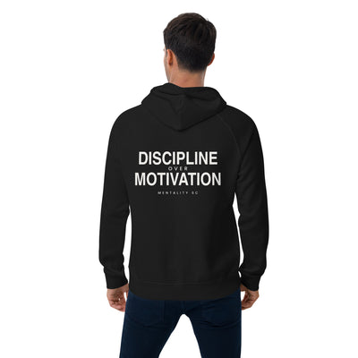 Discipline Over Motivation Hoodie – Black